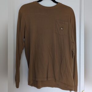 Teddy Fresh Tan Long Sleeve Shirt with Pocket